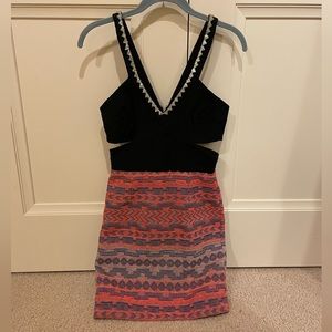 Embellished Saylor dress with cutouts